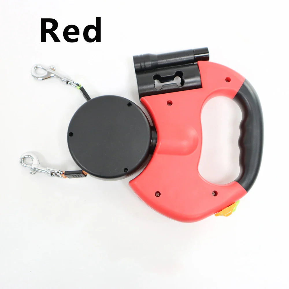 Retractable Dual Doggie Leash