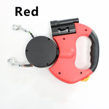 Retractable Dual Doggie Leash