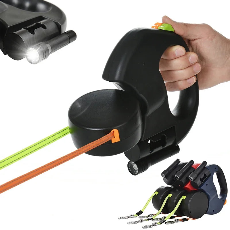 Retractable Dual Doggie Leash