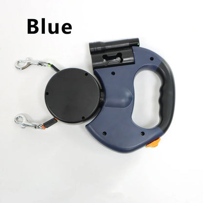 Retractable Dual Doggie Leash