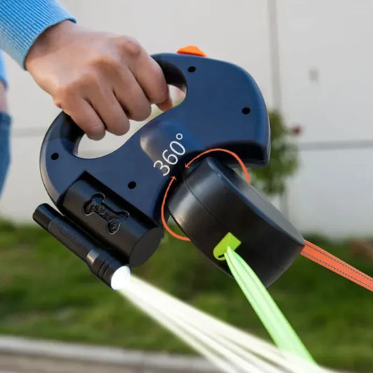Retractable Dual Doggie Leash